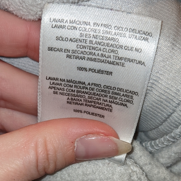 Free Gift! 🌹 COLUMBIA Jacket Womens Full Zip Off White Fleece Jacket Size Small - Picture 6 of 10